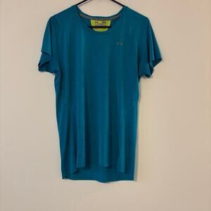 Under Armour Run Semi Fitted Medium Women's Blue Short Sleeve